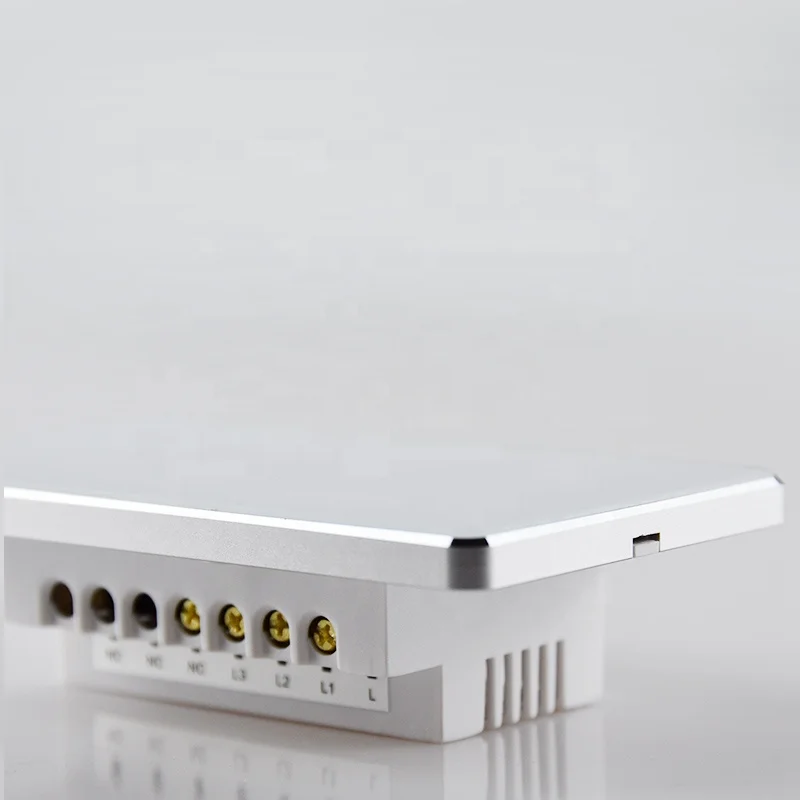  Умный выключатель света tuya smart life us сенсорный с Wi-Fi 3 клавиши регулировка громкости поддержкой google home и