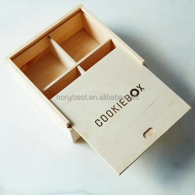 wooden slide box wood packaging