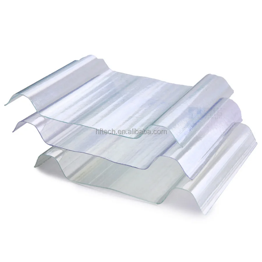 Composite FRP Gel Coated Corrugated GRP Panel Rooflight Translucent Fiberglass Roof Panels