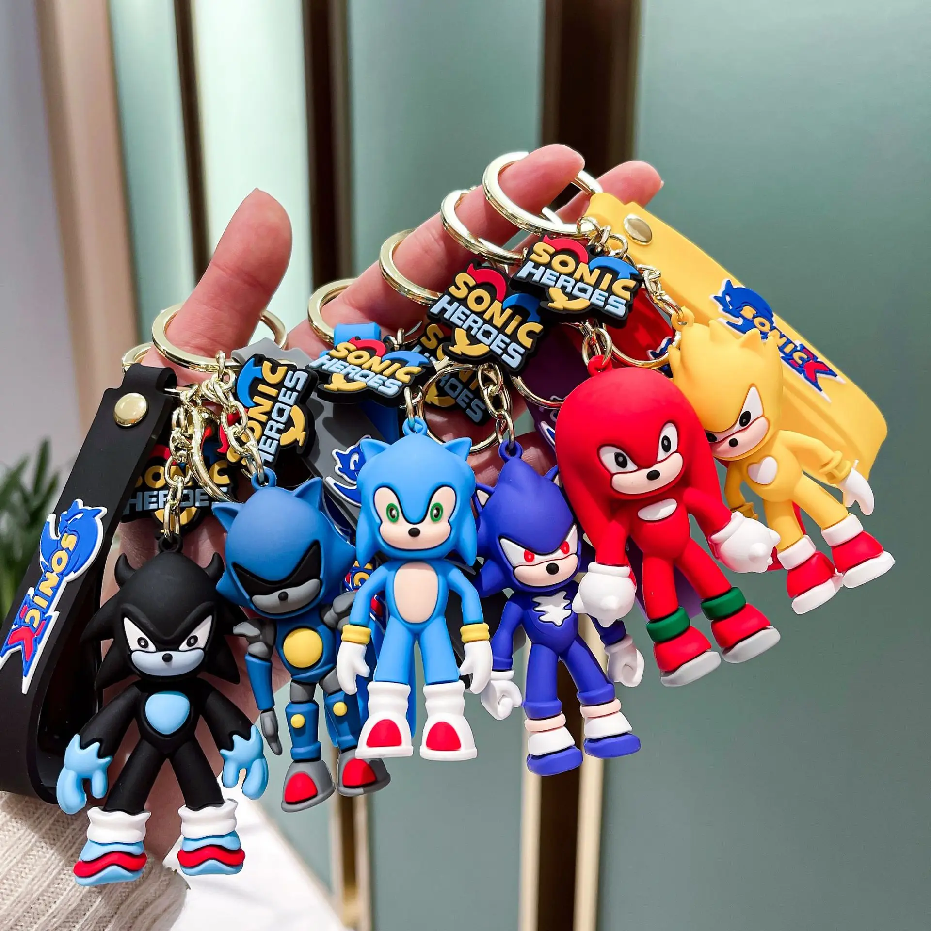 Supersonic Mouse 3D Soft Pvc Cute Cartoon Keychain Car Pendant Soundwave Pendant Gift Creativity