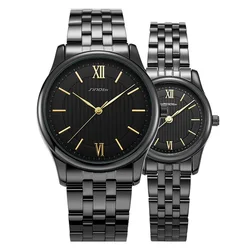 Couple Watches For Lovers Stainless Steel Watch Perfect Anniversary Gift  Quartz Watch Custom Logo