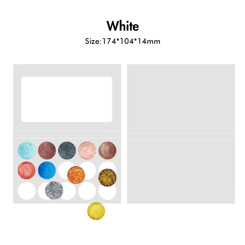 Manufacturer Private Label Matte Shimmer Glitter DIY Eye Shadow Palette Custom Logo 9 12 15 18 24 30 Makeup Eyeshadow Palette
