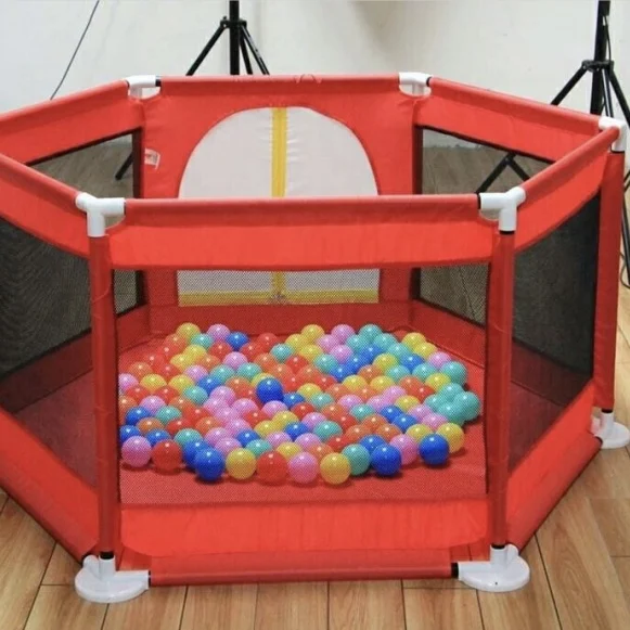 OYT six side playpen for baby hexagon playpen foldable safe for kid happy playing baby toy customizable