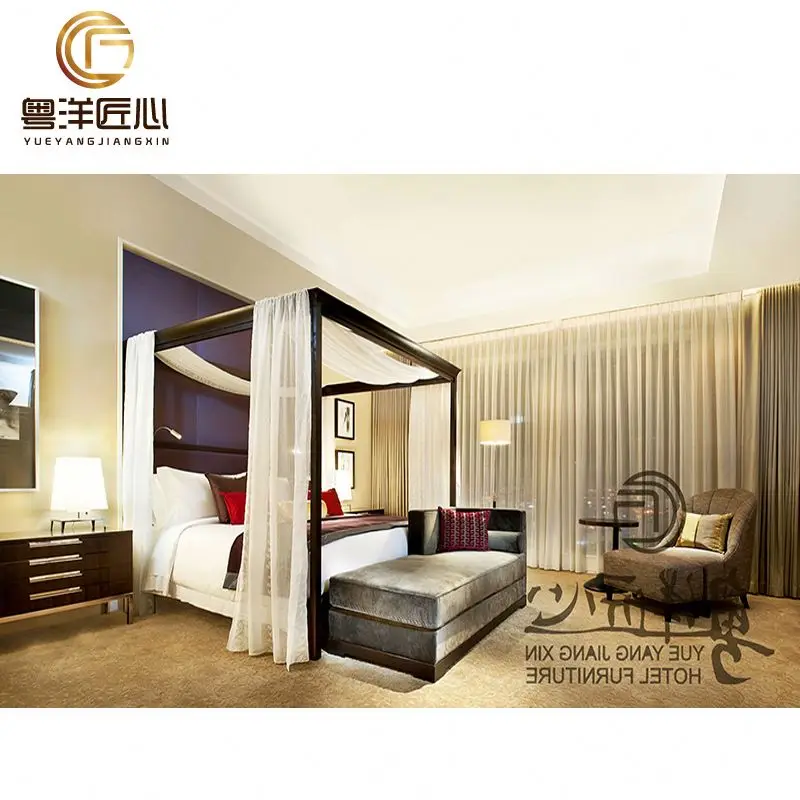 Роскошные пузырь звездочный отель мебель, кровать набор мебели для спальни в гостиничном номере дизайн