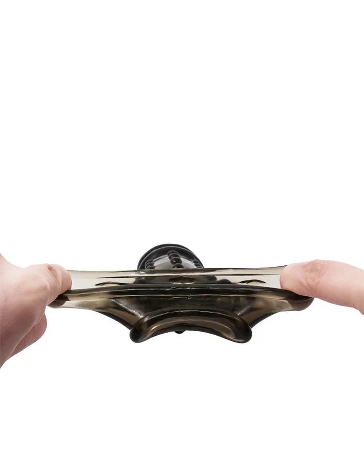 Sex Toys Elastic Reusable Condoms  For Men Soft Silicone Penis Extender Sleeve Penis extension for man