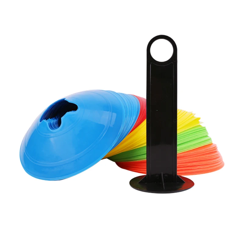 Factory Wholesale High Quality Flexible PE flower disc cone football soccer training disc cone for Agility Training