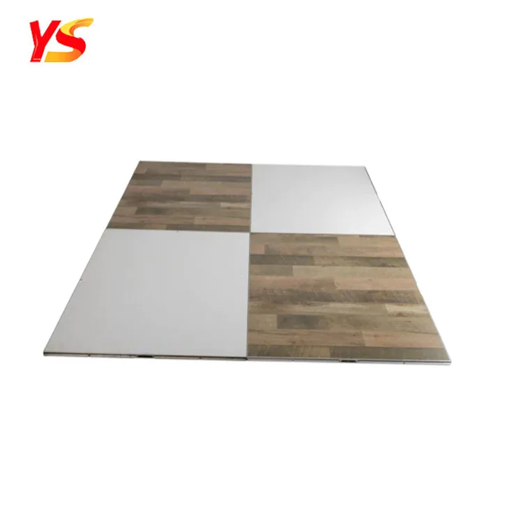 Hot Selling Wood Color 4x4ft Podium Weddings Dance Floor For Party