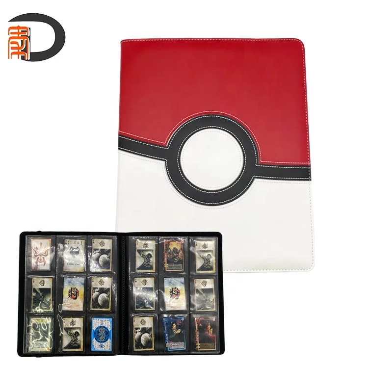 Pokemon Game Card Folder With Elastic 360 Pockets Photo Album Custom Game Card Binder