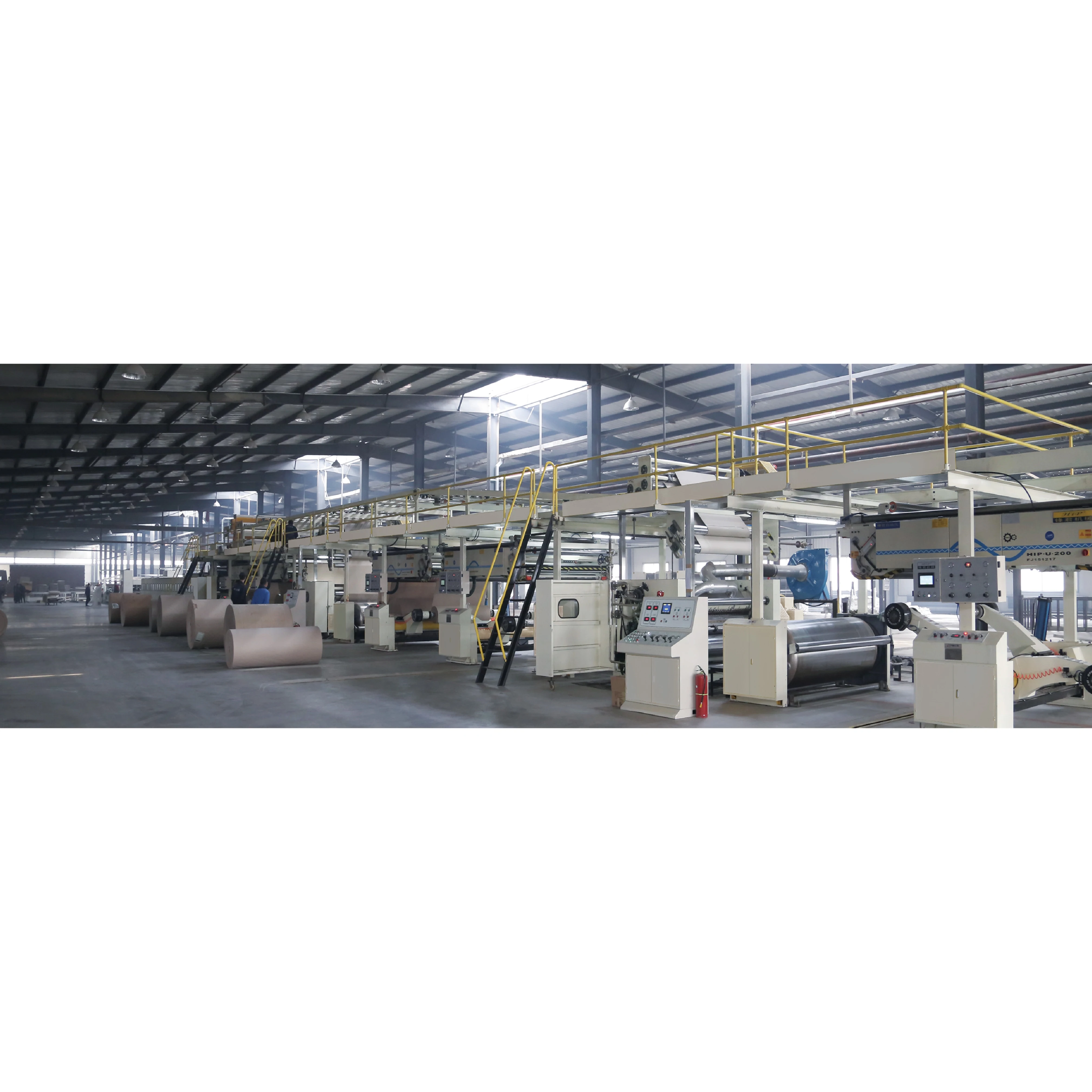
BR-5PLY New technology 5 ply corrugated paperboard production line 
