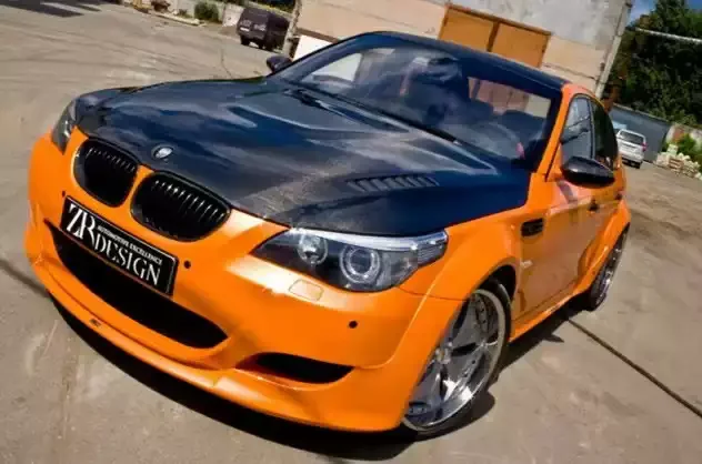 Factory wholesale suitable for -bmw 5 series E60 carbon fiber hood E60 old 5 series modified V opening hood 2004-2010