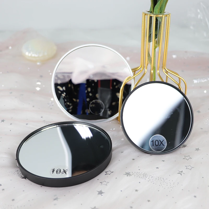 bathroom makeup portable magnifying mirror with suction cup