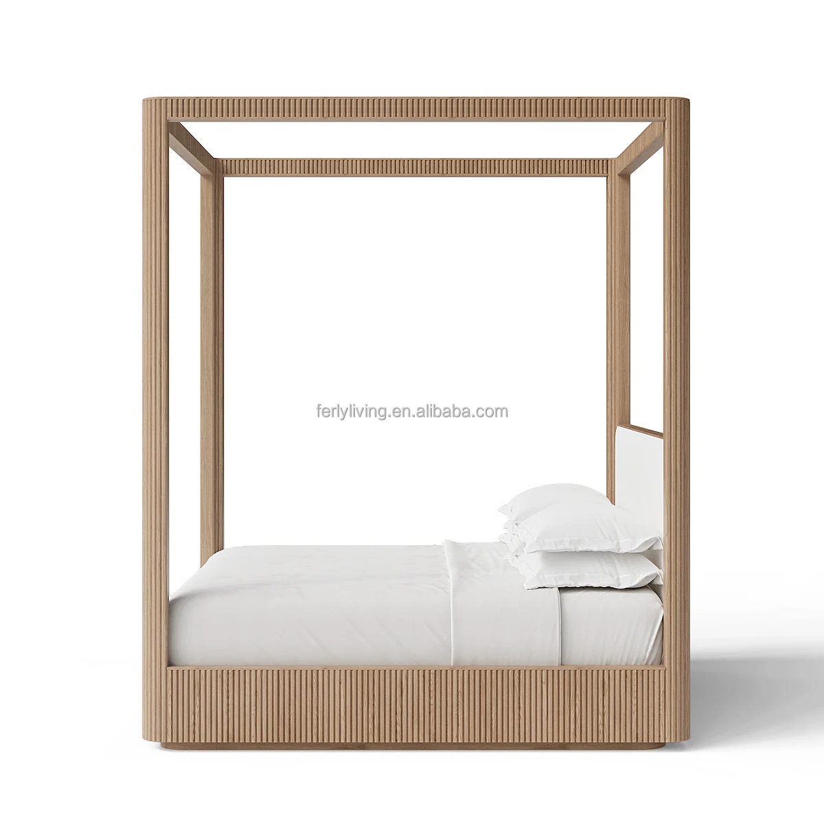 FERLY Furniture Bedroom Sets Modern Luxury King Size Bed Set Furniture Bedroom Canopy Bed Frame