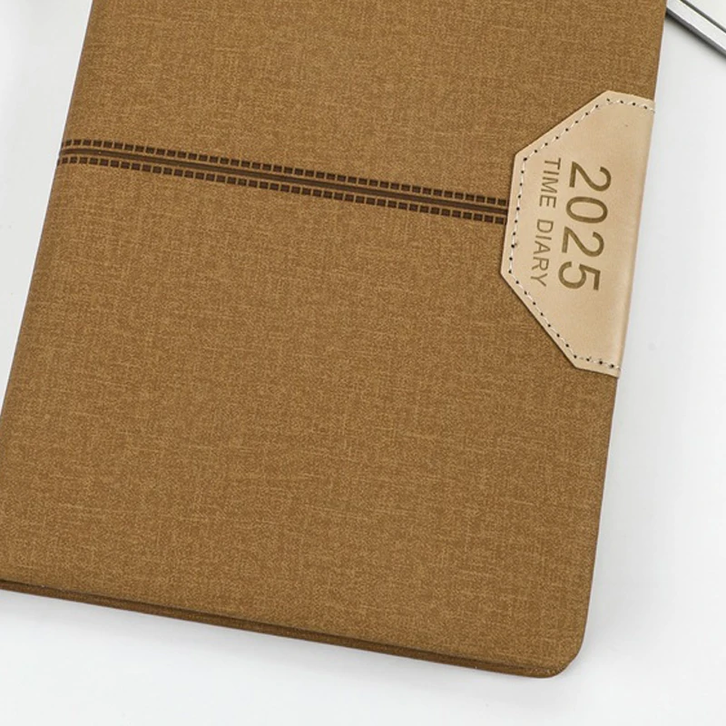 2025 Business English Schedule Book Journal Planner Spanish Efficiency Book Executive Diary Notebook Custom Agenda