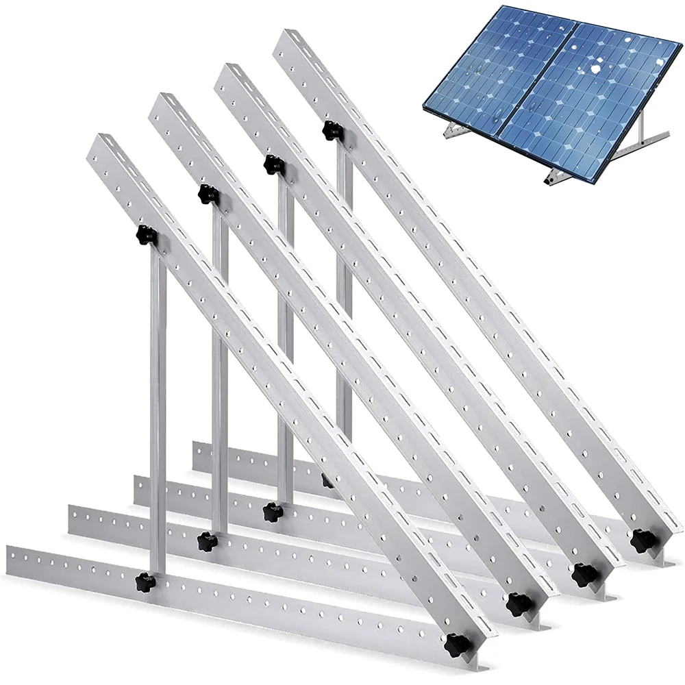 Wholesale Various Types of Structures Aluminum Solar Ground Mounting Rack System Solar Panel Support