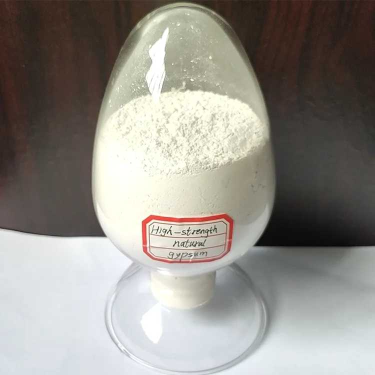 Factory direct sales  High strength  natural gypsum powder for  the production of gypsum board and