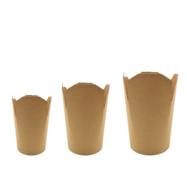 chinese paper noodle box Disposable Cardboard take away food box for noodle