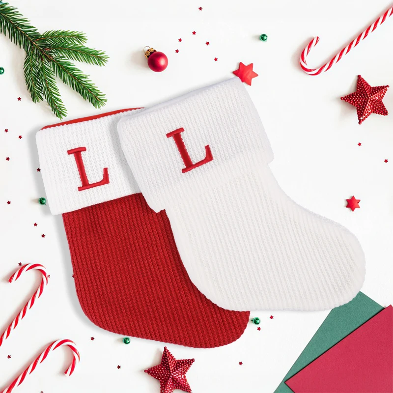 Free Sample Best Selling Products 2024 Polyester Tactical Christmas Stocking For Sublimation