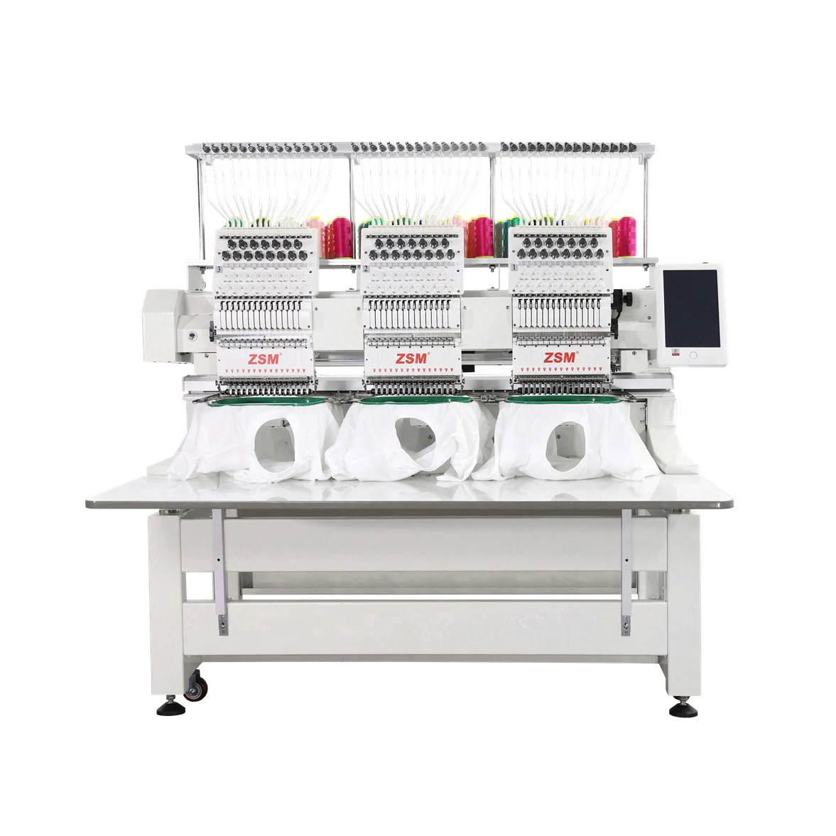 Wholesale Cloth Embroidery 3 Head 12 Needles Computer Sewing Machine T-shirt Embroidery Machine