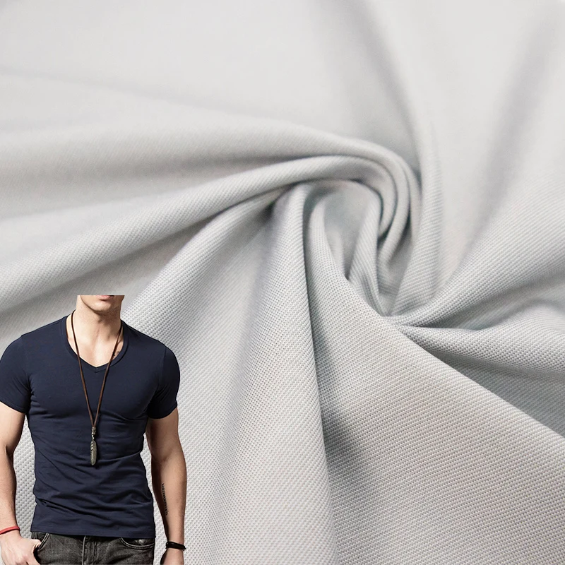 custom Anti bacterial Functional Graphene Nylon Spandex Dry Fit Knitted Stretch Fabric with UV Protection