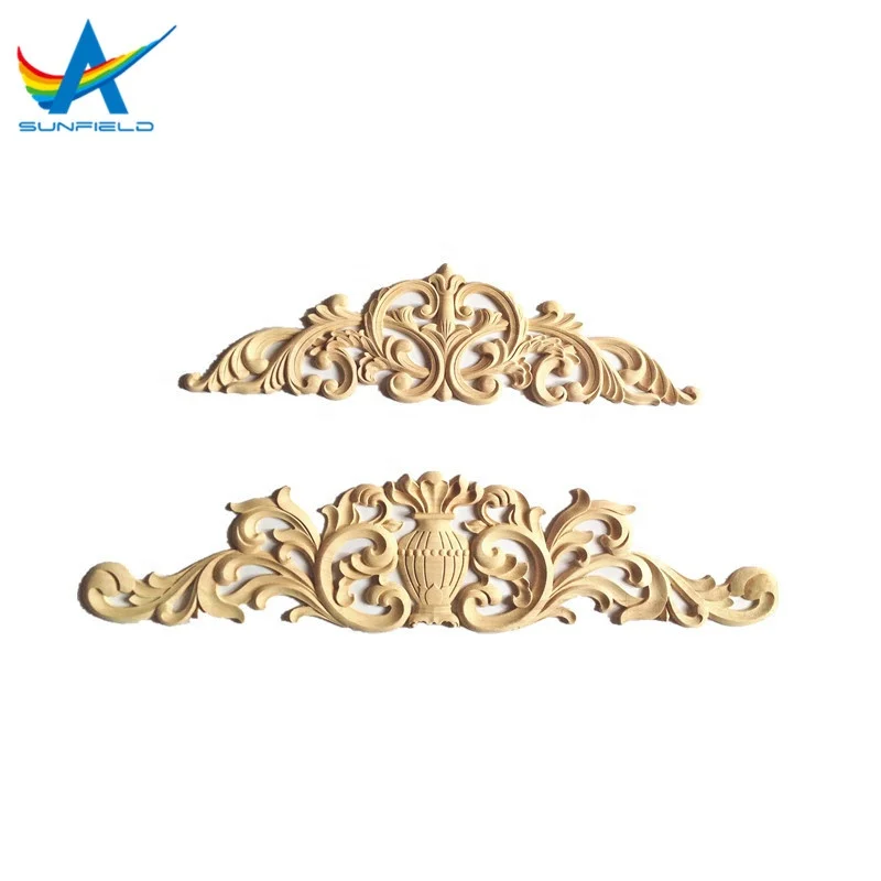 Hot New Products wood carving wood moulding wood carving appliques