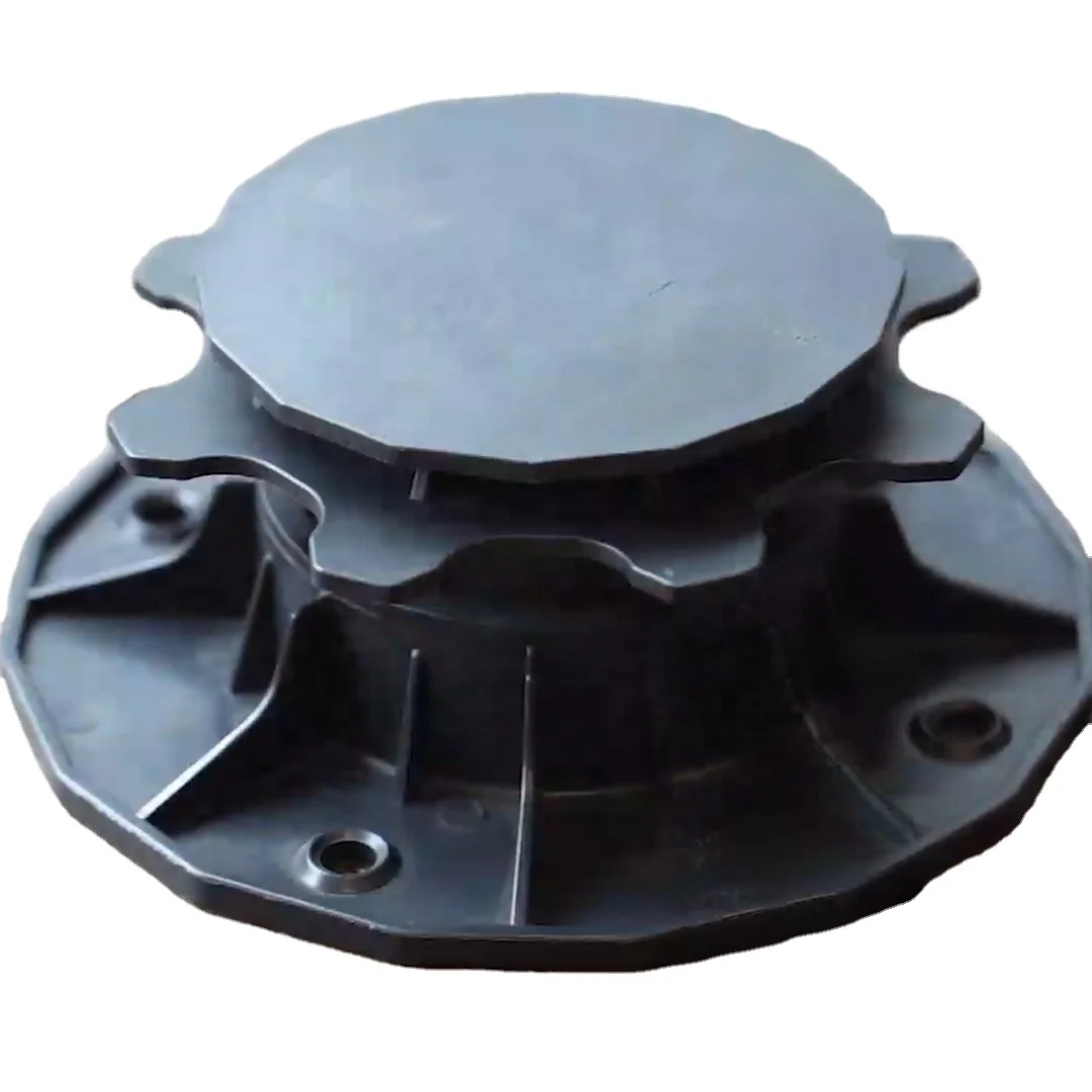 Adjustable Pedestal for Wood Decking Plastic Paver Support Flat Head Pads XF-T204A 65-145 mm Base