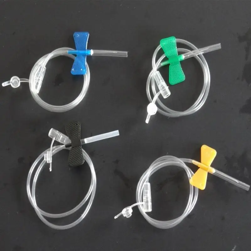 CKMC infusion set with scalp vein set  butterfly needle  22g giving set  wings manufacturer