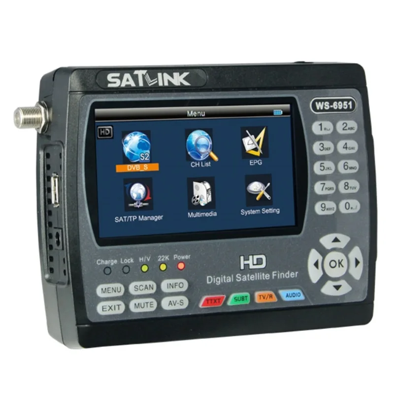 Factory Price Original WS-6951 DVB-S2 HD satellite signal finder meter tv