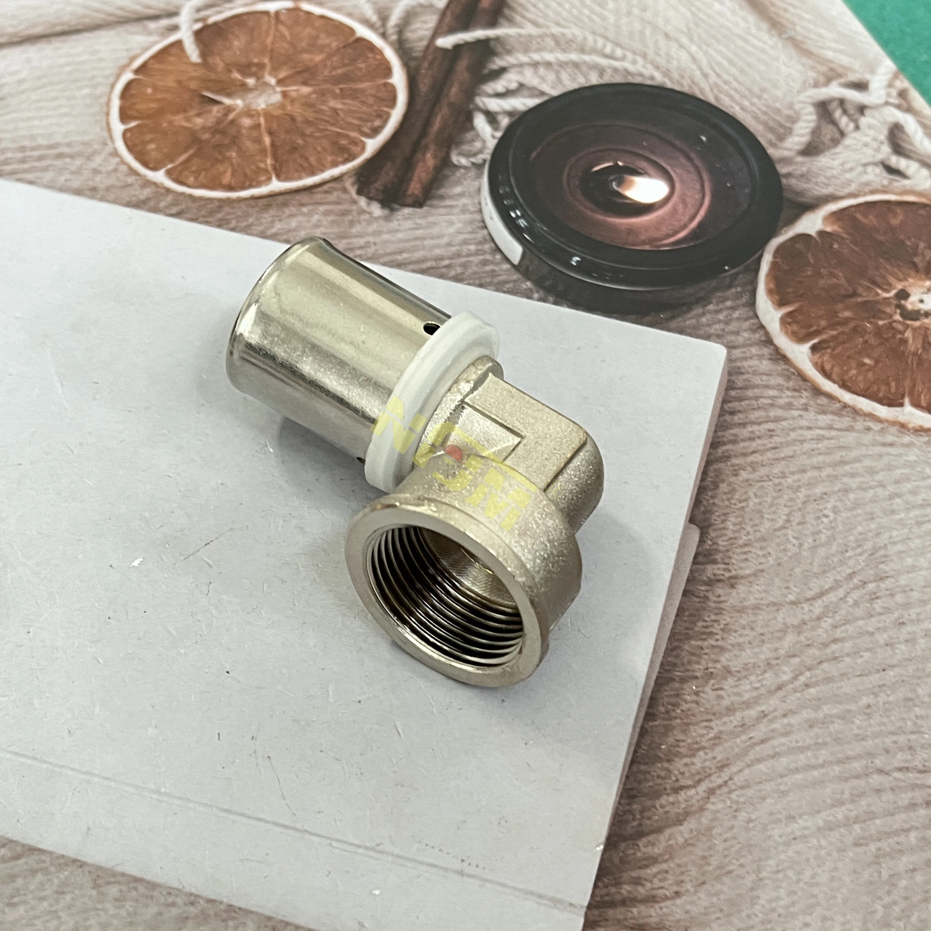 NFJM High Quality Tube Connection Plumbing Brass Elbow Pex Fitting Pex Brass Press Fittings