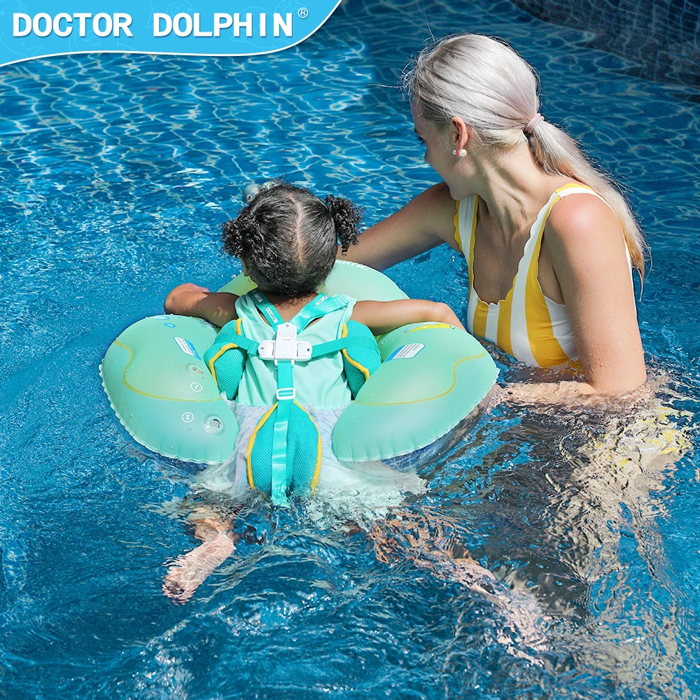 Doctor Dolphin Factory Wholesale New Inflatable Pool Swim Ring Baby Float Swim Trainer