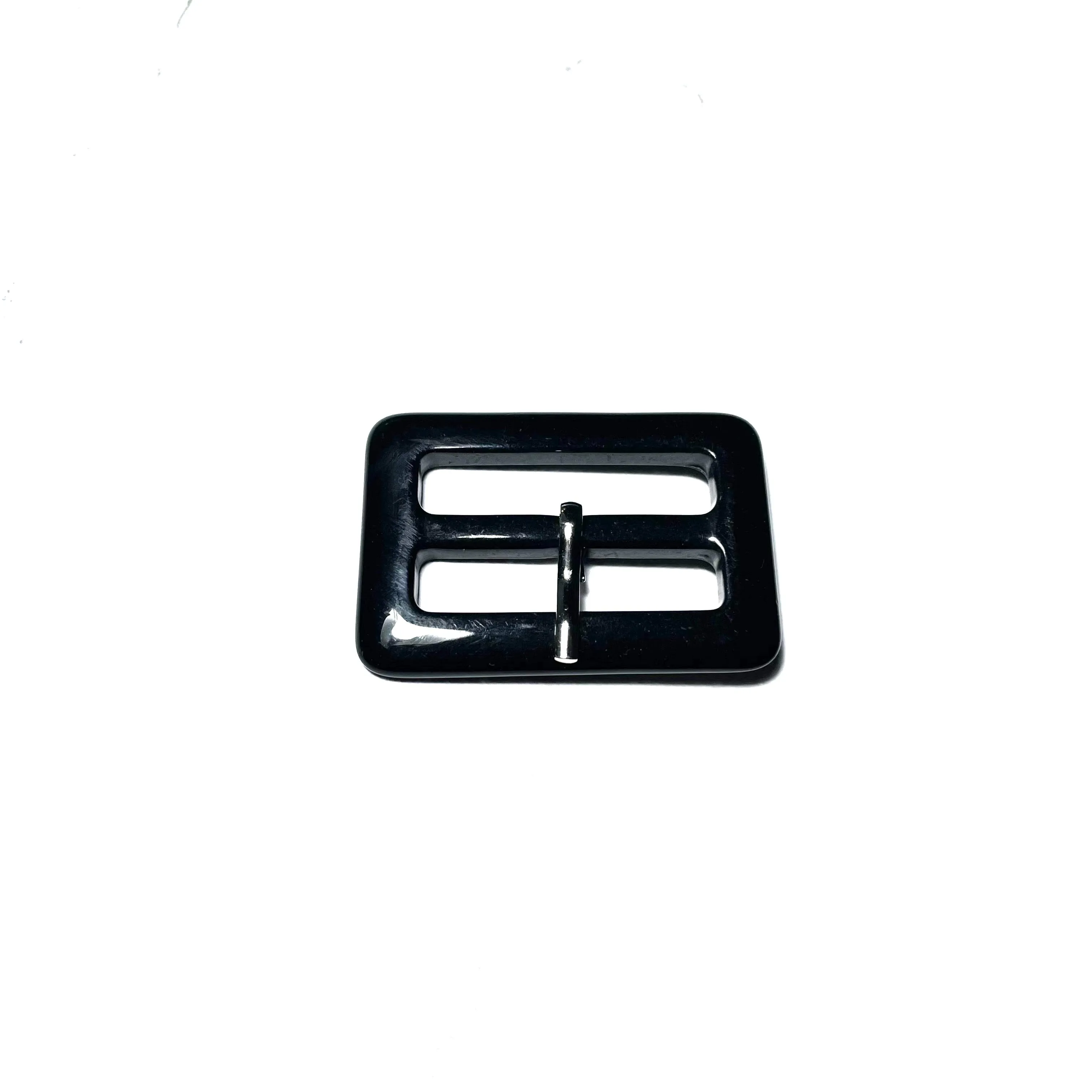 Black plastic waist buckle shoe buckle accessories handmade shoe accessories