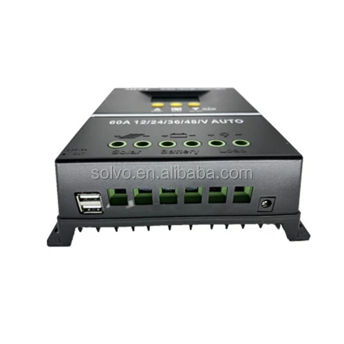 AUTO Solar Charge Controller Solar PV Battery Charger with LCD & Dual USB 12v 24v Solar Charge Controllers PWM
