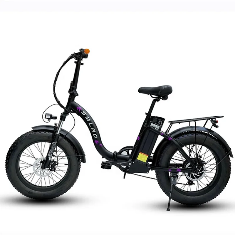 Smlro E7 Ebike Foldable Electric bike 20inch Fat Tire 7 speed 500W 1000W 13AH 20Ah Battery for Momen Adult Long Range E bike