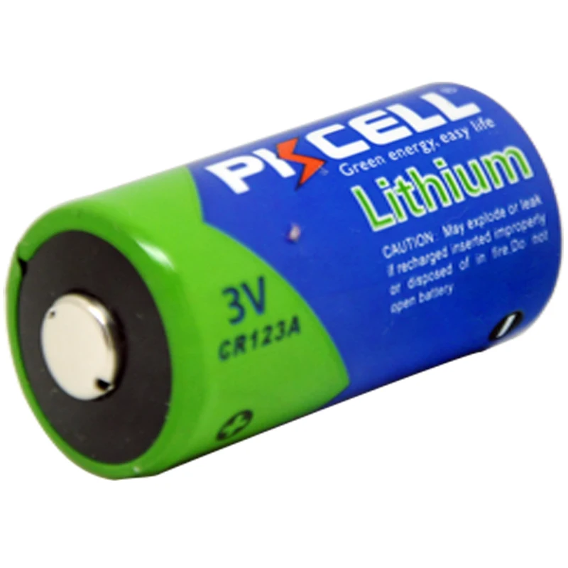 PKCELL 2021  New non-rechargeable small lithium 3v cr123 CR123A battery for flashlight