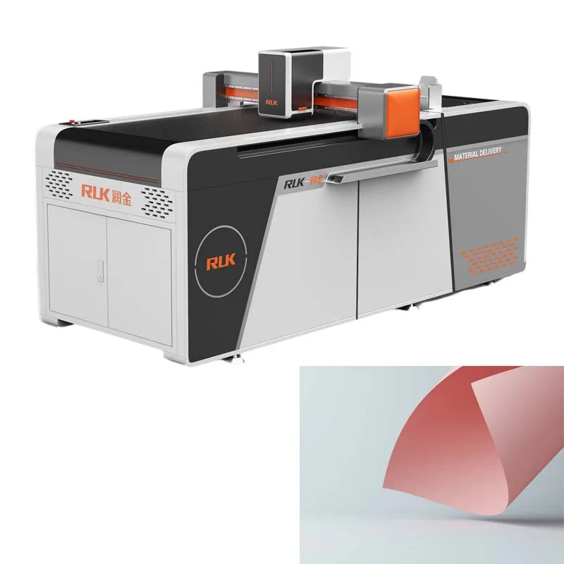 Ruk cutting plotter  MKC Digital Die Cutter paper cutting machine automatic cardboard rotary die cut machine