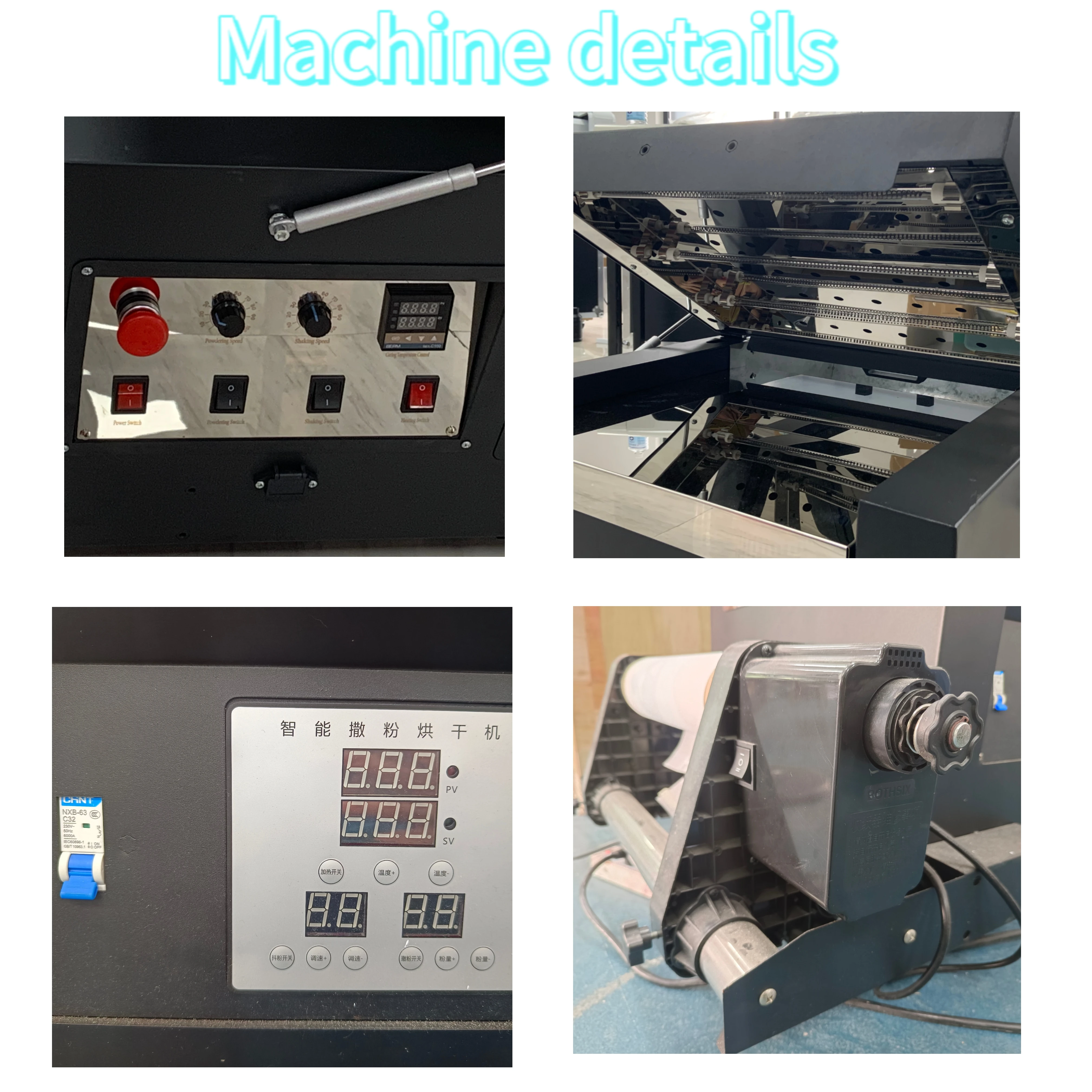 XP600 DTF Polyester Film Printer Mini Automatic Drying A3 Shaking Powder Machine