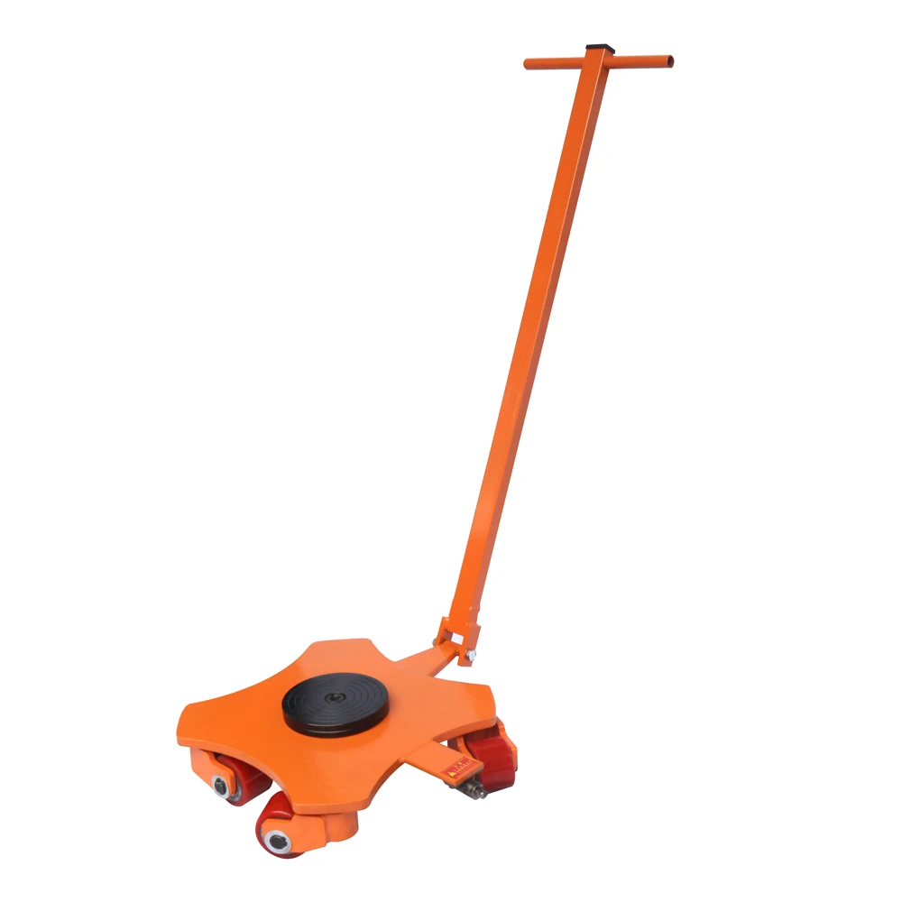 Factory wholesale customized flexible 360 degree steering 3ton heavy duty small moving load skates trolley