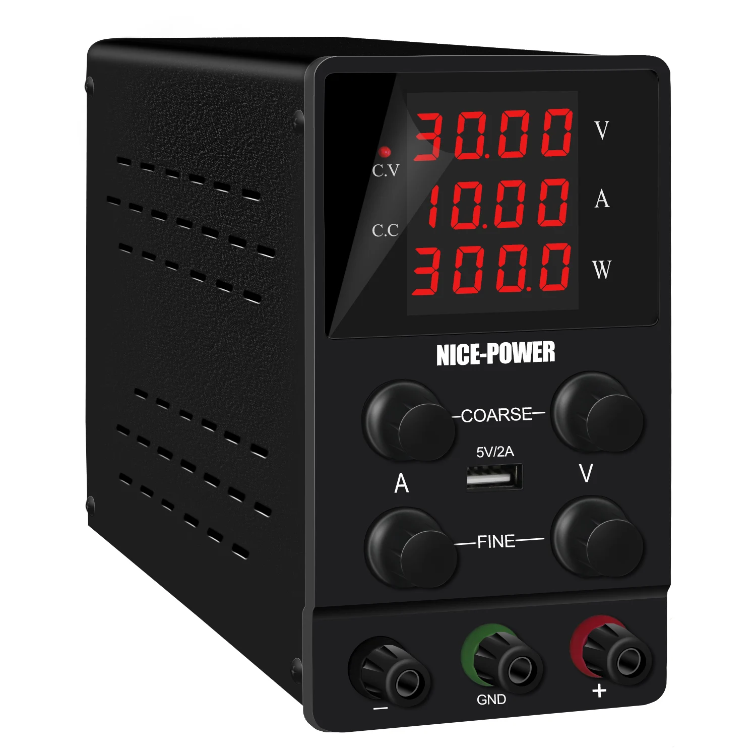 Oem новый дизайн красивая мощность Sps3010 30 в 10 А черный Регулируемый источник питания постоянного тока с переменным напряжением