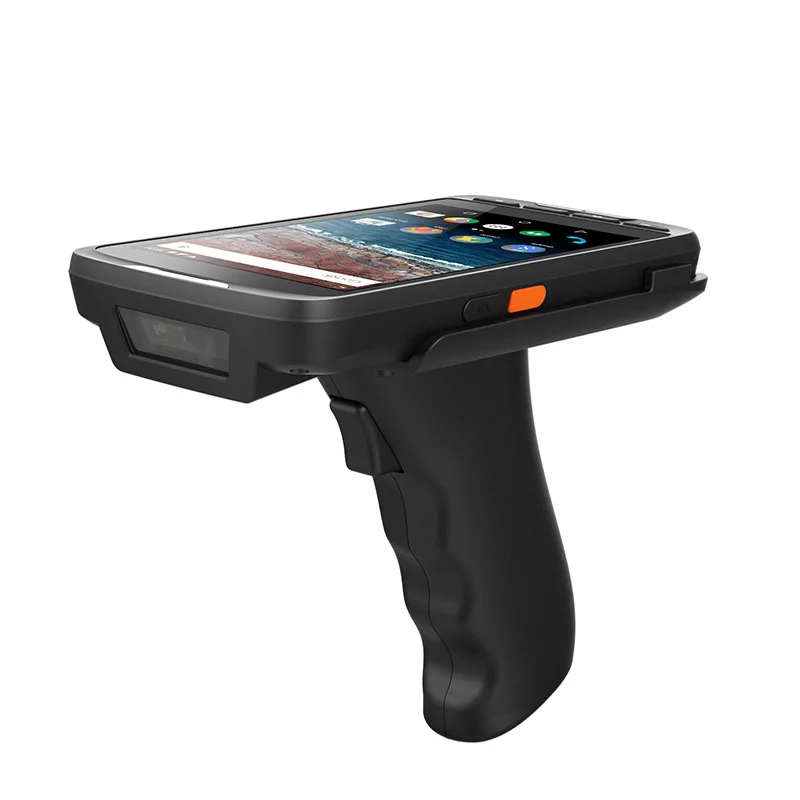 Новый 5 дюймов M598 IP65 прочный 4G LTE смартфон с зарядная станция NFC 1D/2D КПК на базе Android Штрих-код лазерный сканер