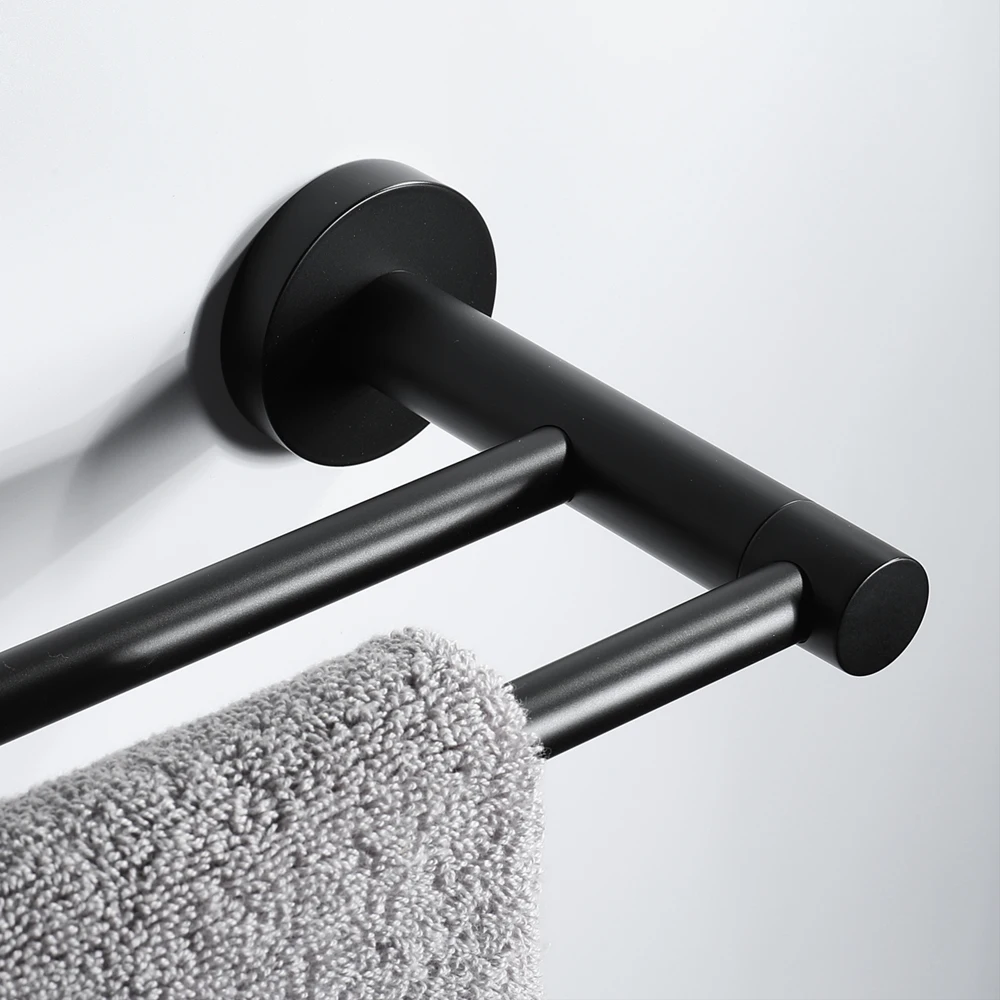 HIDEEP bathroom accessories stainless steel double towel rack bathroom accessories