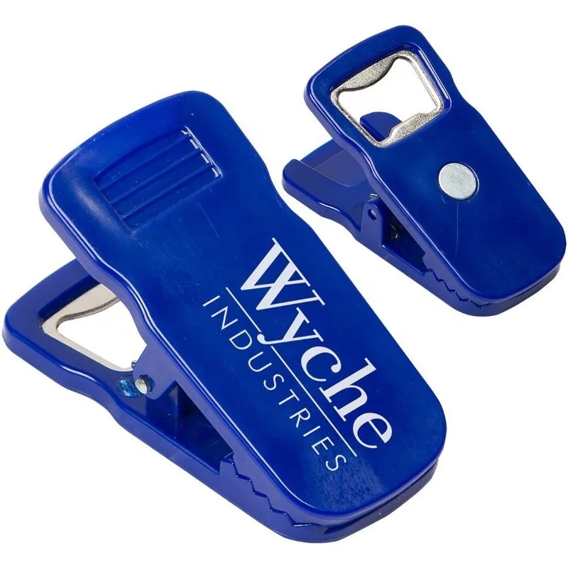 
Wholesale Custom Plastic Magnetic Clip Memo Holder with Bottle Opener 