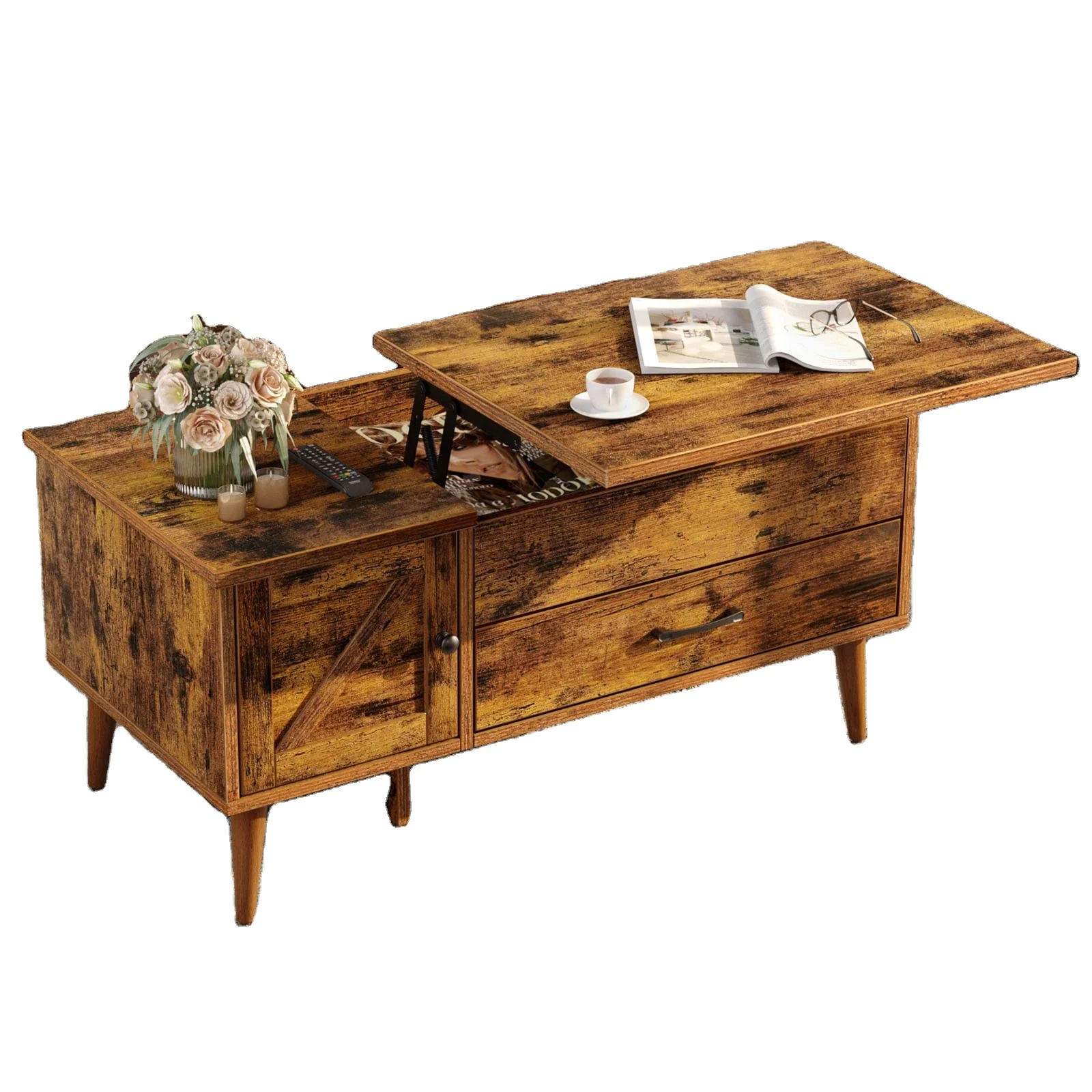 competitive price acrylic office folding computer desk table sets study storage home furniture with hardware