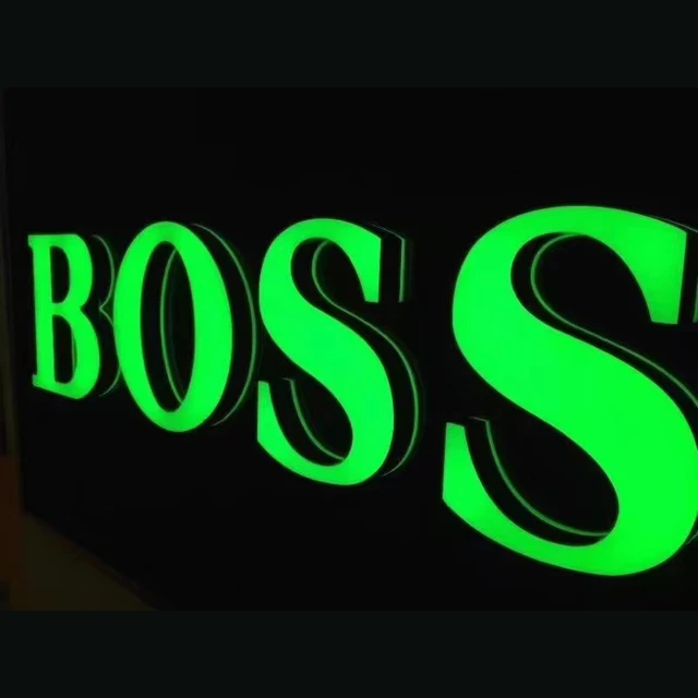 Customize Street Outdoor LED Marquee Letter Lights Sign  Board Channel Letters Making Advertising Sign Led