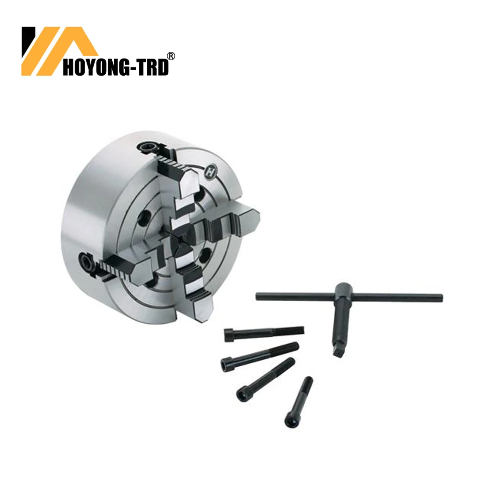 K72 Four Jaw Independent Chuck Lathe Chuck 4jaws Steel OEM C Type Lathe Machine 4 Jaw Chuck