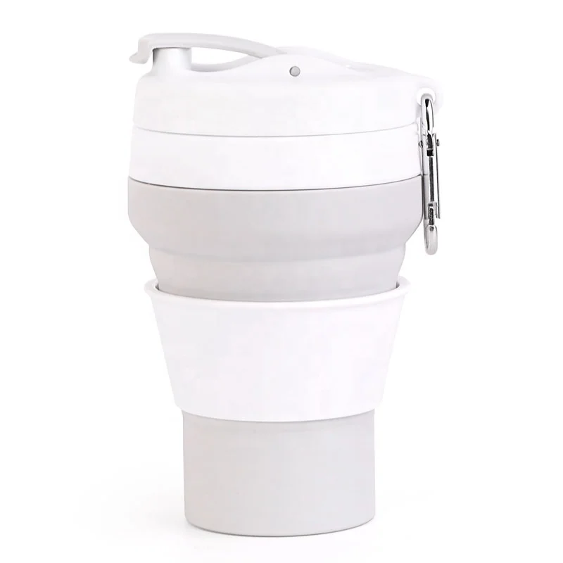 Custom Reusable Espresso Coffee Cup Silicone Folding Coffee Cup