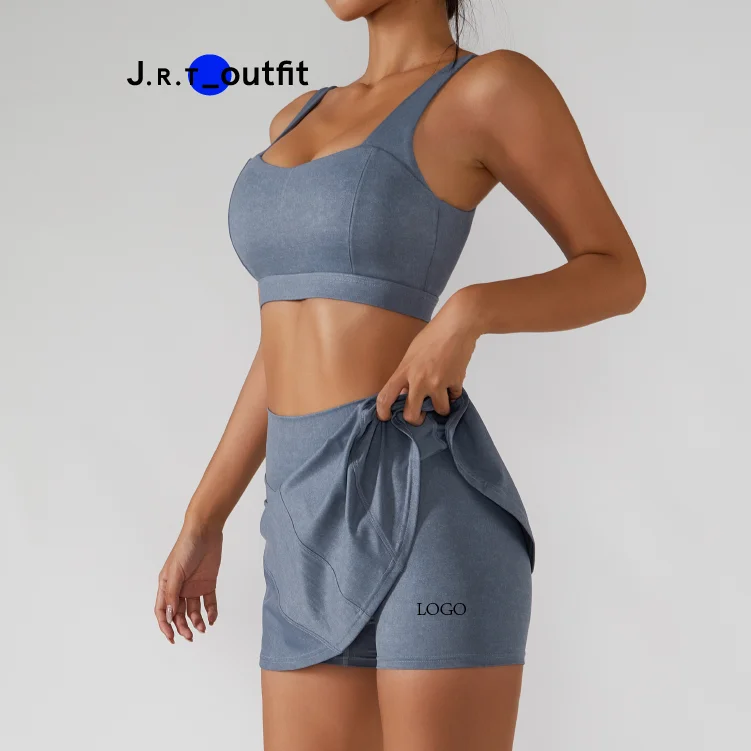 JRT Women Summer Golf Breathable High Waist Nylon Fitness Gym Yoga Tennis Skirt