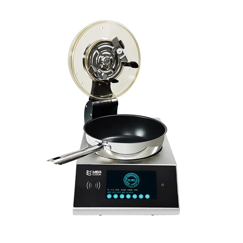 Megcook 4400W industrial cooking pot fried rice machine self stirring wok other hotel & restaurant supplies