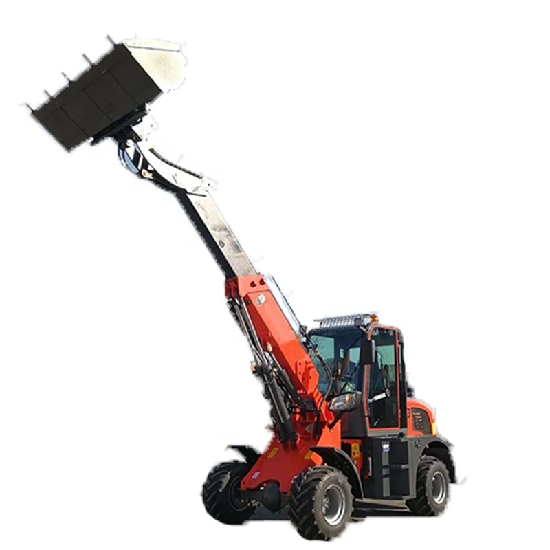 China Good Condition 1.5ton Mini Telescopic Loader Wheel Loaders For Sale