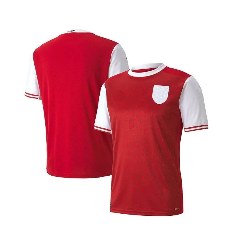 
2020 2021 New Plain Sports Sublimation AUSTRIA Jersey Custom Print Logo Football Team Uniform All Soccer Wear Shirt Jersey Set 