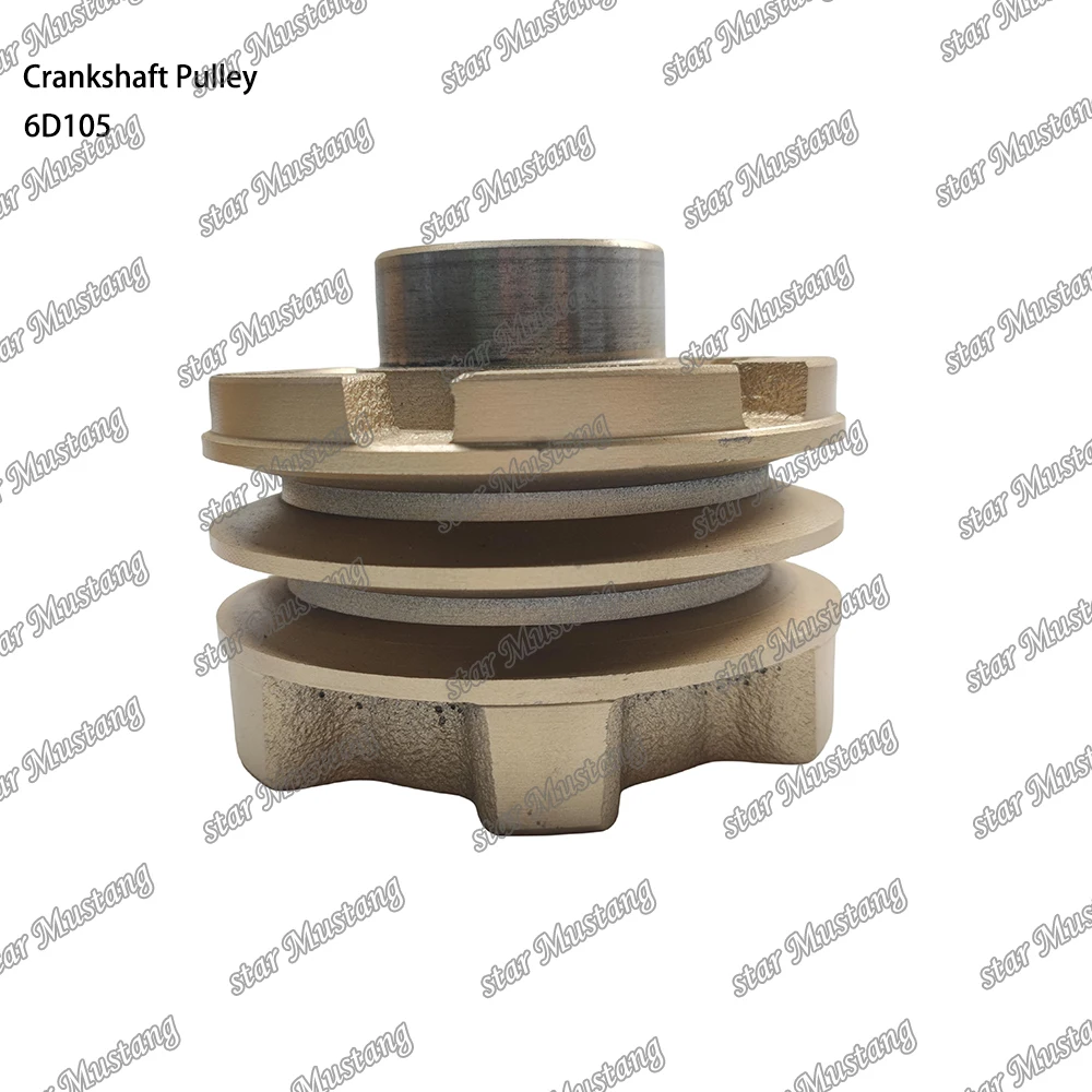 6D105 Crankshaft Pulley Suitable For Komatsu Engine Parts
