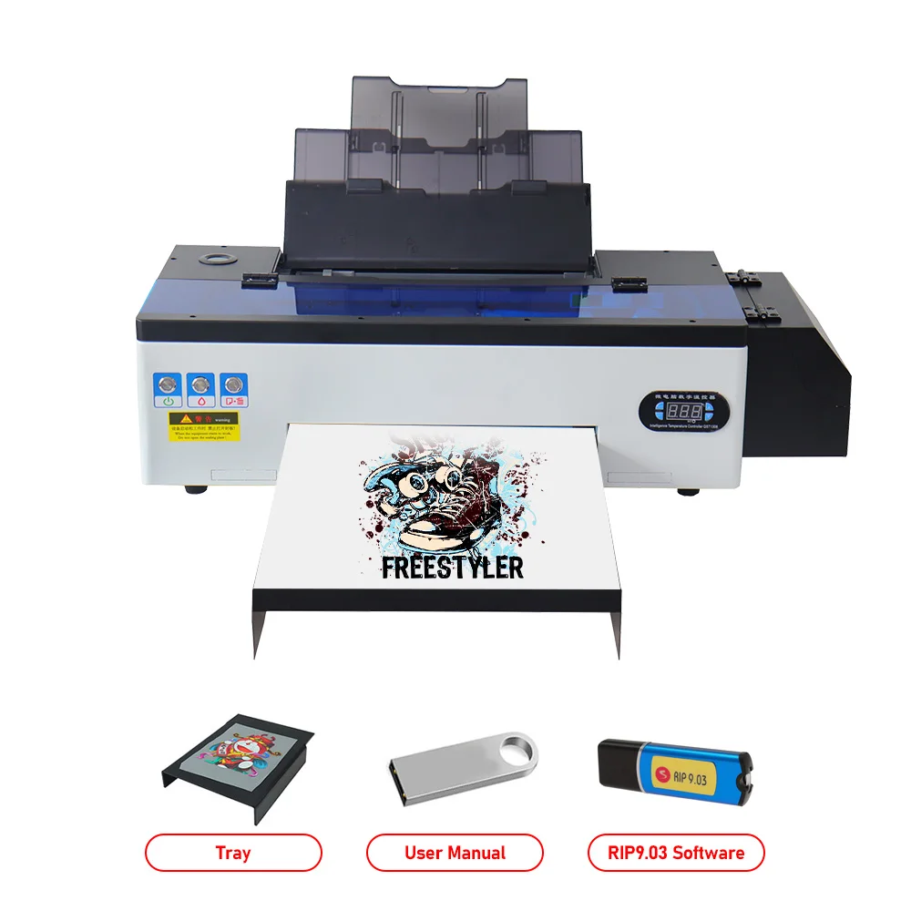 Digital T Shirt Textile Printing Machine Heat Pet Film DTF Printer Imprimante DTF A3 With Hot Melt Heater